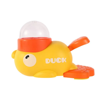 Little yellow duck pet leaking device pet interactive toys educational training device pet feeding device puppy leaking toys